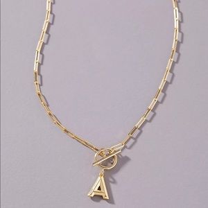 Brand New A Initial Necklace